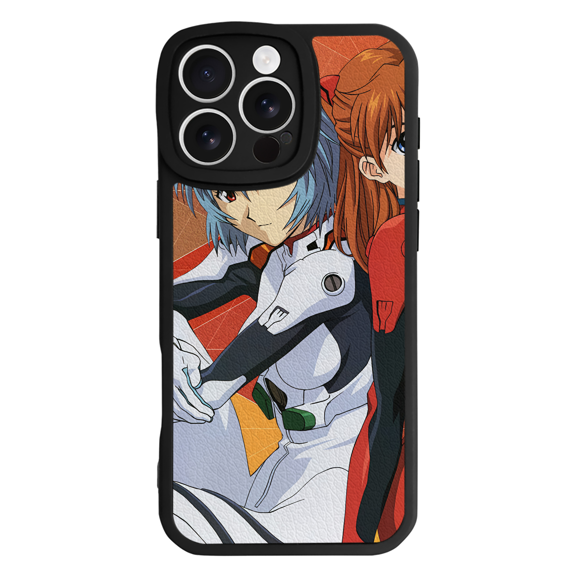 （画像用） EVA 新世紀エヴァンゲリオン 【iPhone 16シリーズ対応】シリコンスマホケース（レザー調） 材質：シリコン